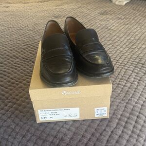 The Elinor Loafer in Black Leather